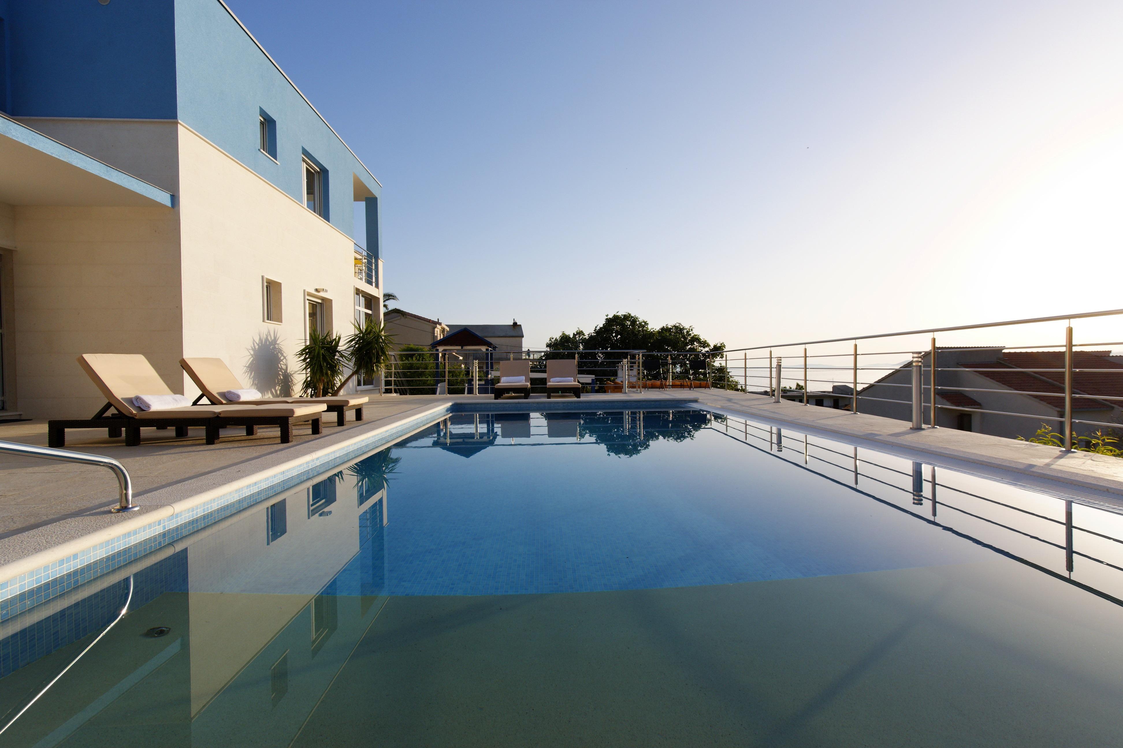 Villa Mermaid Your Croatian Haven With Luxury Pool And Scenic Views Podstrana Exterior foto